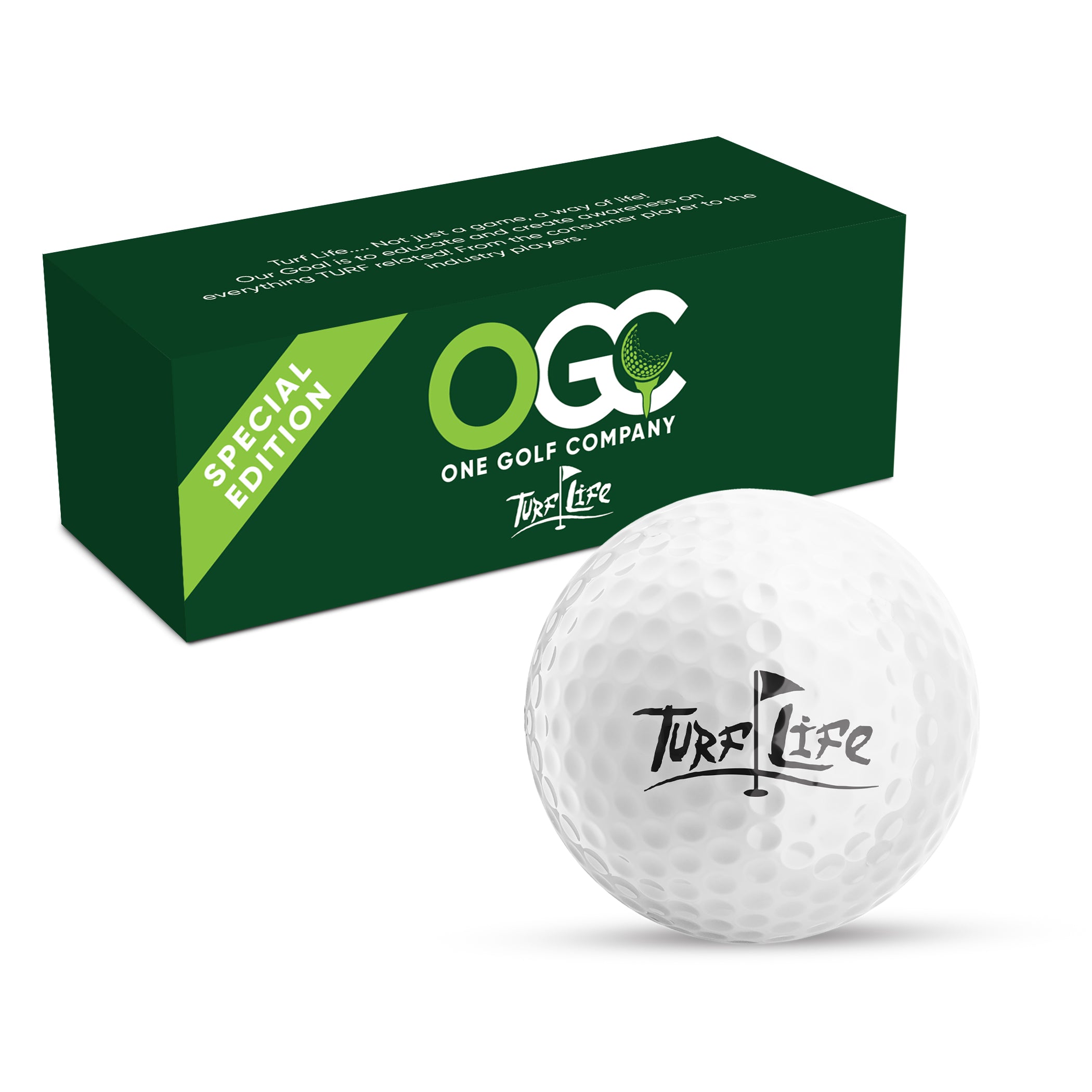 Special Edition Turf Life 2-Piece Golf Ball