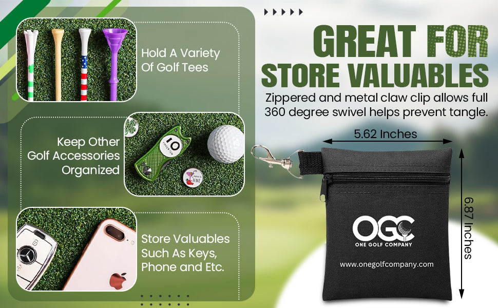 Golf Tee Pouch