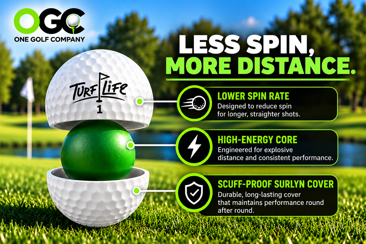 Special Edition Turf Life 2-Piece Golf Ball onegolfcompany