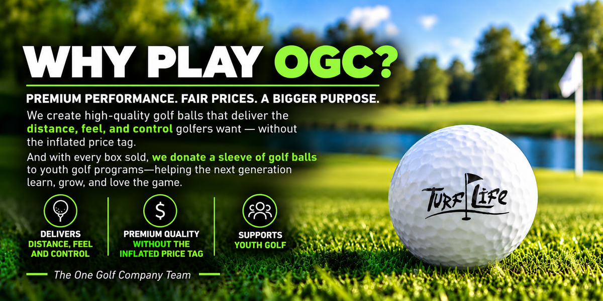 Special Edition Turf Life 2-Piece Golf Ball onegolfcompany