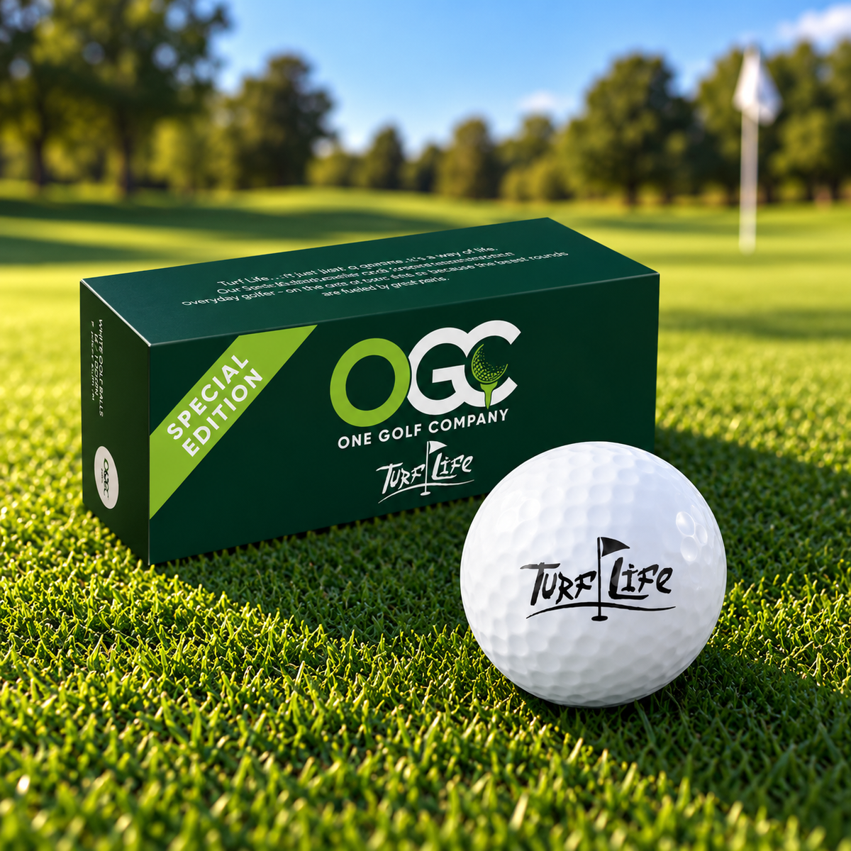 Special Edition Turf Life 2-Piece Golf Ball onegolfcompany